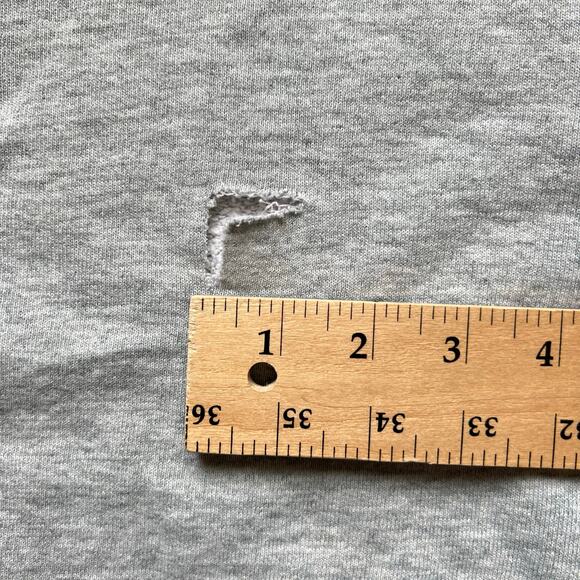 Vintage Distressed Gray Navistar Indianapolis Plant Raglan Crewneck Sweatshirt L - Picture 14 of 16